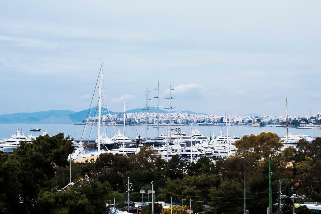 Flisvos Seafront-Marina Apartment Athen Exterior foto